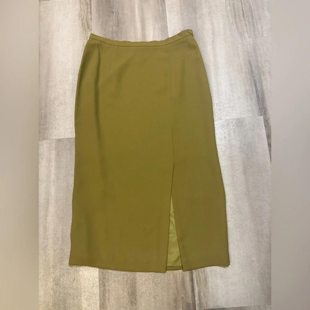 Jacqueline Ferrar Olive Pencil Skirt